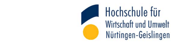 Hochschule für Wirtschaft und Umwelt Nürtingen-Geislingen Logo