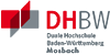 Dozent/in - Vorkurse mit den Inhalten Informatik und/oder Programmierung - Duale Hochschule Baden-Württemberg (DHBW) Mosbach - Logo