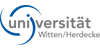 Wissenschaftlicher Mitarbeiter (m/w) Stiftungslehrstuhl Organisation und Entwicklung von Unternehmerfamilien - Universität Witten/Herdecke - Logo