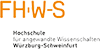 Professur (W2) Technische und informationstechnische Systeme der Logistik - Hochschule für angewandte Wissenschaften Würzburg-Schweinfurt - Logo