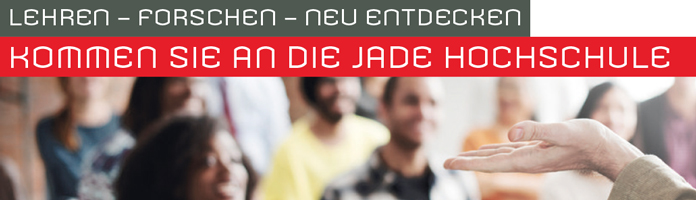 Professur (m/w/d)   - Jade Hochschule - Header
