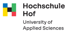 Professur (W2) Arbeitsrecht und Wirtschaftsprivatrecht - Hochschule Hof - Logo