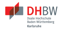 Professur (W2) für Steuerlehre und Prüfungswesen - Duale Hochschule Baden-Württemberg (DHBW) Karlsruhe - Logo