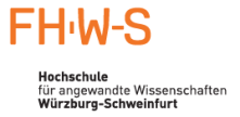 Professur (W2) für Verfahrenstechnische Messtechnik - Hochschule für angewandte Wissenschaften Würzburg-Schweinfurt - Logo