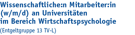 Wissenschaftlicher Mitarbeiter (m/w/d) - Uni Duisburg-Essen - logo