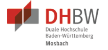 Professur (W2) für Wirtschaftsingenieurwesen - Duale Hochschule Baden-Württemberg (DHBW) Mosbach - Logo