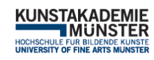 Professur (W3) für erweiterte Fotografie - Kunstakademie Münster - Logo