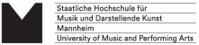 Professur (W3) für Violine - Staatliche Hochschule für Musik und Darstellende Kunst Mannheim - Logo