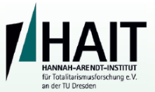 Wissenschaftlicher Mitarbeiter (Post-Doc) (m/w/d) auf dem Feld der vergleichenden Extremismus- und Autokratieforschung - Hannah-Arendt-Institut für Totalitarismusforschung e.V. - Logo