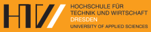 Professur (W2) Umform- und Trenntechnik - Hochschule für Technik und Wirtschaft (HTW) Dresden - Logo