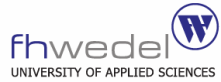 Professur für Datenbanksysteme (m/w/d) - FH Wedel - University of Applied Sciences - Logo