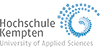 Professur (W2) Digitalisierung und soziale Verantwortung - Hochschule Kempten - Logo