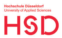 Professur (W2) Materialtechnologie und Architektur - Hochschule Düsseldorf University of Applied Sciences - Logo