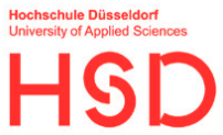 Vertretungsprofessur Gesellschaftliche, soziale und ethische Aspekte von Digitalität - Hochschule Düsseldorf University of Applied Sciences - Logo