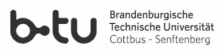 Professur Umweltgeologie im Nachbergbau / Fachbereichsleitung des Forschungs- und Entwicklungszentrums Bergbaufolgen (FEZB) der BGR - Brandenburgische Technische Universität (BTU) - Logo