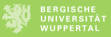 Kanzlerin / Kanzler - Bergische Universität Wuppertal - Logo