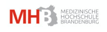W2-Professur für Psychosomatische Psychologie und Psychotherapie - Medizinische Hochschule Brandenburg CAMPUS GmbH - Logo