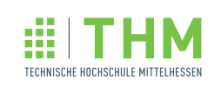 W2-Professur mit dem Fachgebiet Interaktive Mechatronik in der Biomedizinischen Technik - Technische Hochschule Mittelhessen (THM) - Logo