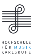 Professur für Klavier / Korrepetition (W2) - Hochschule für Musik Karlsruhe - Logo