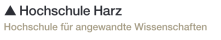 W2-Professur Psychologische Personalauswahl und -entwicklung, inklusive Diagnostische Psychologie - Hochschule Harz - Logo