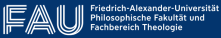 W3-Professur für Geographie (Kulturgeographie und Gesellschafts-/ Umweltforschung) - Friedrich-Alexander-Universität Erlangen-Nürnberg - Logo