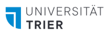 W3-Universitätsprofessur (m/w/d) für Neueste Geschichte - Universität Trier Zukunftsmanagement und Positiver Wandel - Logo