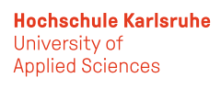 W2-Professur Baumanagement Fakultät für Architektur und Bauwesen - Hochschule Karlsruhe - University of Applied Sciences - Logo