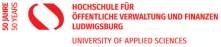 Kanzlerin/Kanzler (m/w/d) - Hochschule für öffentliche Verwaltung und Finanzen Ludwigsburg - Logo