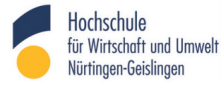 Tandem-Professur (w/m/d) für Theatertherapie - Hochschule für Wirtschaft und Umwelt Nürtingen-Geislingen (HfWU) - Logo