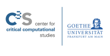 2 Professorships (all gender welcome) at the Center for Critical Computational Studies | C3S - Johann Wolfgang Goethe-Universität Frankfurt am Main - Logo