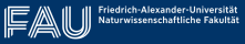 W3-Professur für Physikalische Chemie - Friedrich-Alexander-Universität Erlangen-Nürnberg - Logo