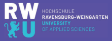 Professur Pflegewissenschaft - Hochschule Ravensburg-Weingarten - Logo
