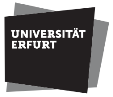 W2-Professur Pädagogisch-psychologische Diagnostik und Differentielle Psychologie mit Tenure Track zu W3 (w/m/d) - Universität Erfurt - Logo