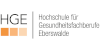 Professur (W2) in Vollzeit für den primärqualifizierenden dualen Studiengang B.Sc. Pflege - Hochschule für Gesundheitsfachberufe Eberswalde (HGE) - Logo