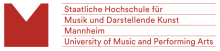 Vollzeitstelle (100 %) Akademische Mitarbeiterin (w/m/d) für Gesang - Staatliche Hochschule für Musik und Darstellende Kunst Mannheim - Logo